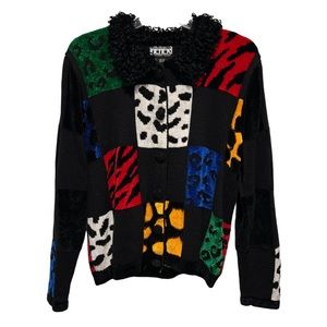 Vintage The Collective Works Of Berer Sweater Cardigan Takako Sakon